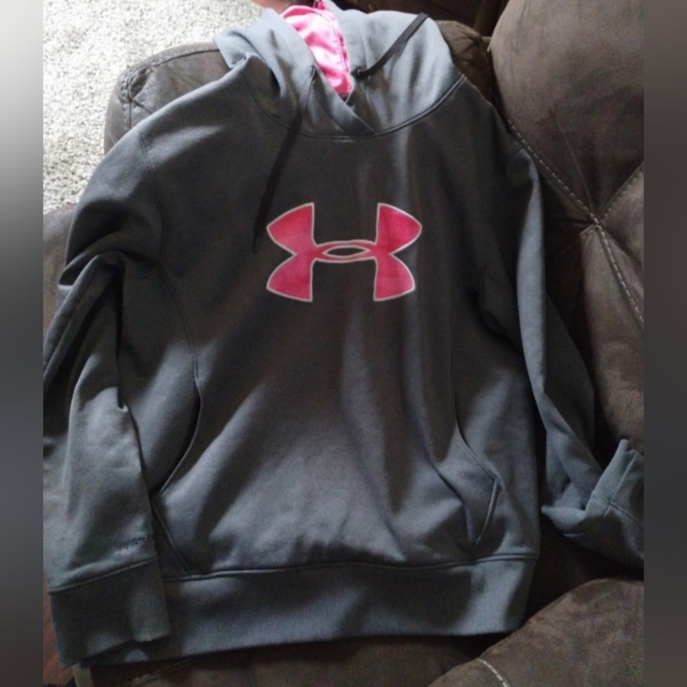 Breast cancer awareness under armour hoodie
